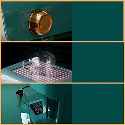 🎛️💨 One-touch Latte · Retro Mini Coffee Machine 🧸☕