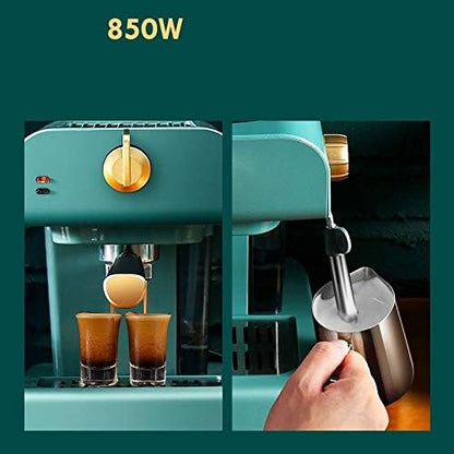 🎛️💨 One-touch Latte · Retro Mini Coffee Machine 🧸☕