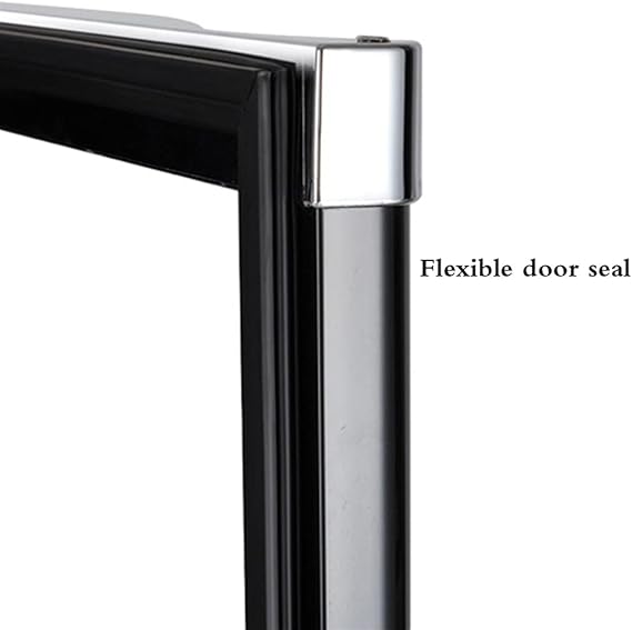 🏠❄️ Desktop Mini Cooler · Glass Door Beverage/Wine Cabinet 🥤🧃