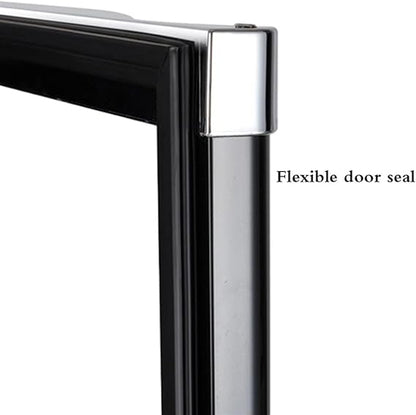 🏠❄️ Desktop Mini Cooler · Glass Door Beverage/Wine Cabinet 🥤🧃