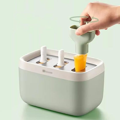🍧✨ 3-Flavor Magic Wand · Anti-Drip Popsicle Maker 🧊🍭