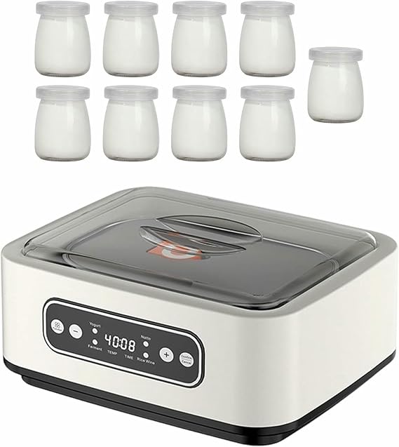 🍼✨ 9-Cup Magic Jar · Touchscreen Yogurt/Natto Maker 🧪❄️