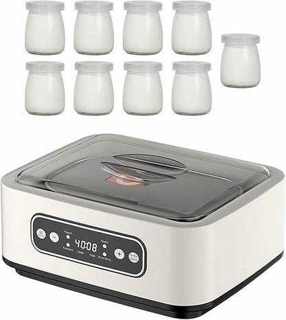 🍼✨ 9-Cup Magic Jar · Touchscreen Yogurt/Natto Maker 🧪❄️