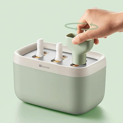 🍧✨ 3-Flavor Magic Wand · Anti-Drip Popsicle Maker 🧊🍭