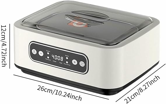 🍼✨ 9-Cup Magic Jar · Touchscreen Yogurt/Natto Maker 🧪❄️