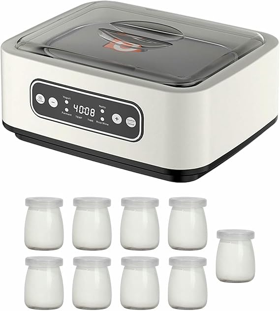 🍼✨ 9-Cup Magic Jar · Touchscreen Yogurt/Natto Maker 🧪❄️