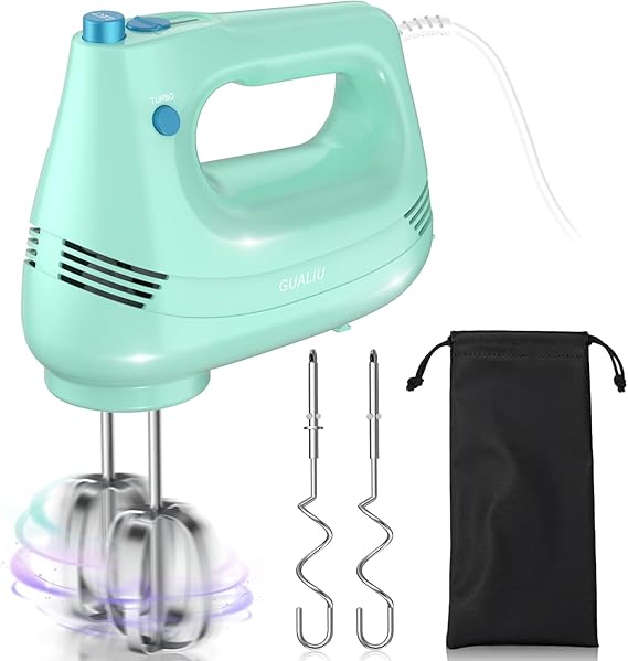 💕🧁 Teen Baker's Cordless Egg Beater with Storage 🎀