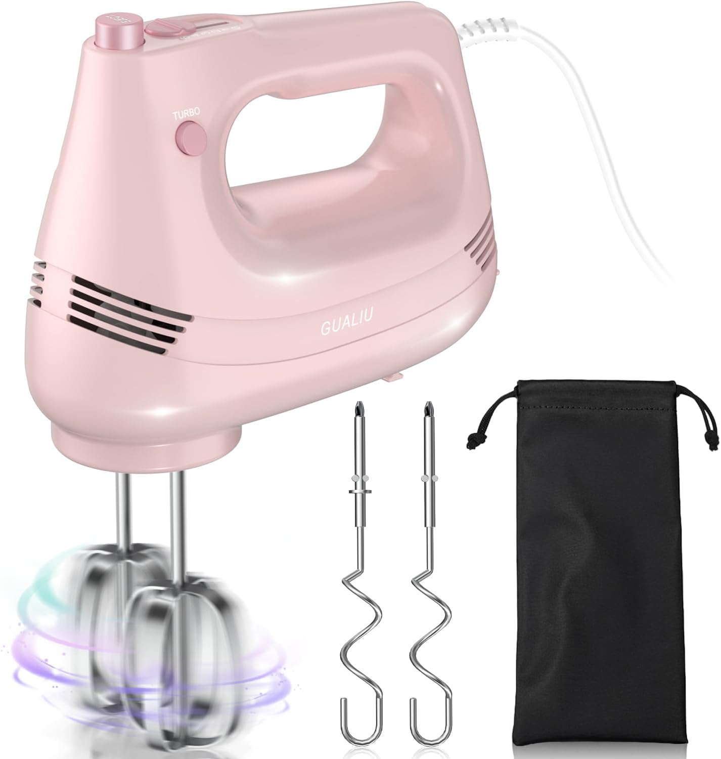 💕🧁 Teen Baker's Cordless Egg Beater with Storage 🎀